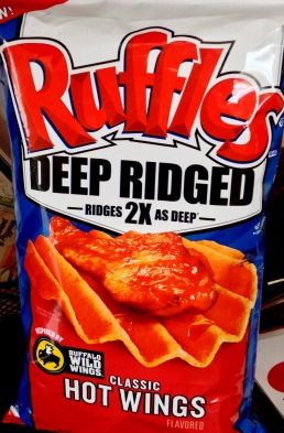 Ruffles Deep Ridged - Buffalo Wild Wings Classic Hot Wings Potato Chips
