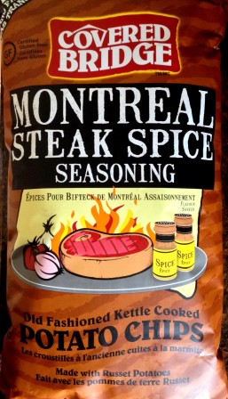 Covered Bridge - Montreal Steak Spice Seasoning Old Fashioned Kettle Style Potato Chips