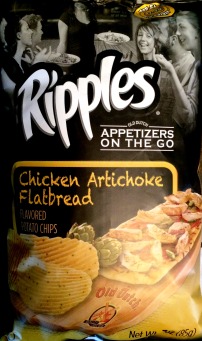 Old Dutch Ripples Appetizers - Chicken Artichoke Flatbread